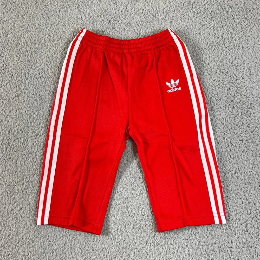 Adidas Track Suit Kids 18M Red Disney Goofy Superstar‎ Jacket Pants Set Vintage
